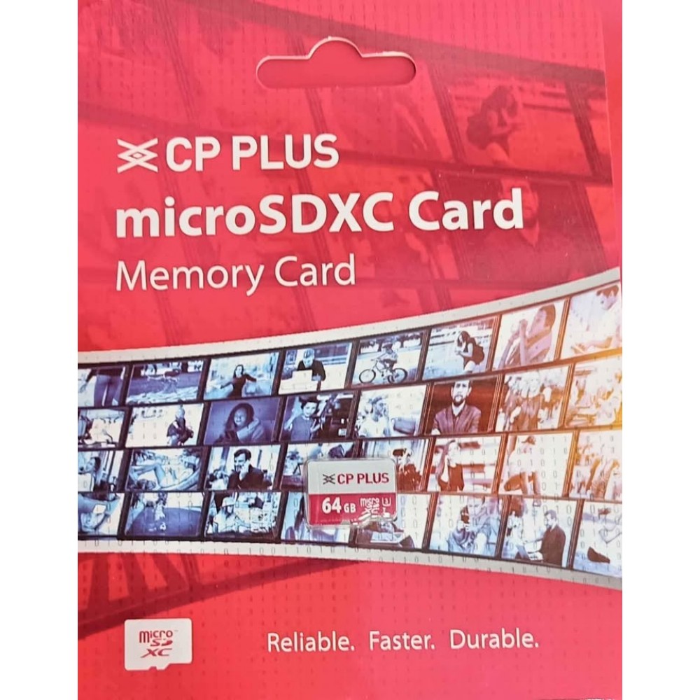 CP PLUS 64GB MICRO SD MEMORY CARD CP-UM64C